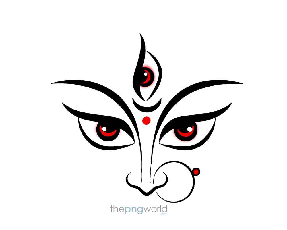 Indian Goddess Durga Durga,Kolkata,festival,Dussehra,Pooja,devi,Hindu,Indian,goddess,religion,Durga Pooja,face illustration,Bengali,creative,happy,greeting,dashmi,celebration,decoration,spiritual,occasion,Vijayadashami,worship